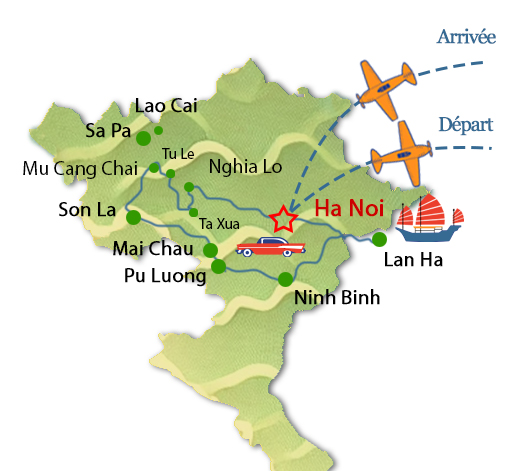 Circuit nord du vietnam hors des sentiers battus